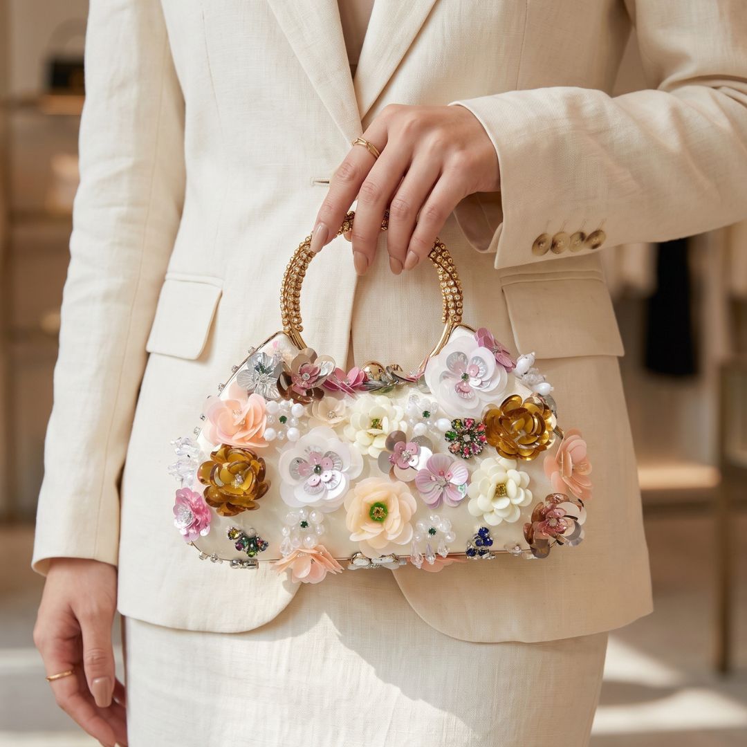 Eden Floral Evening Bag