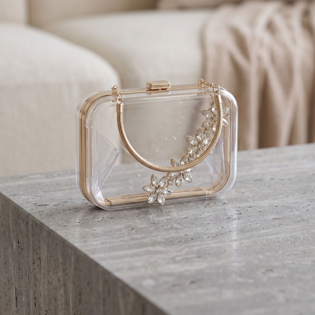 Mirabelle Crystal Clear Evening Bag