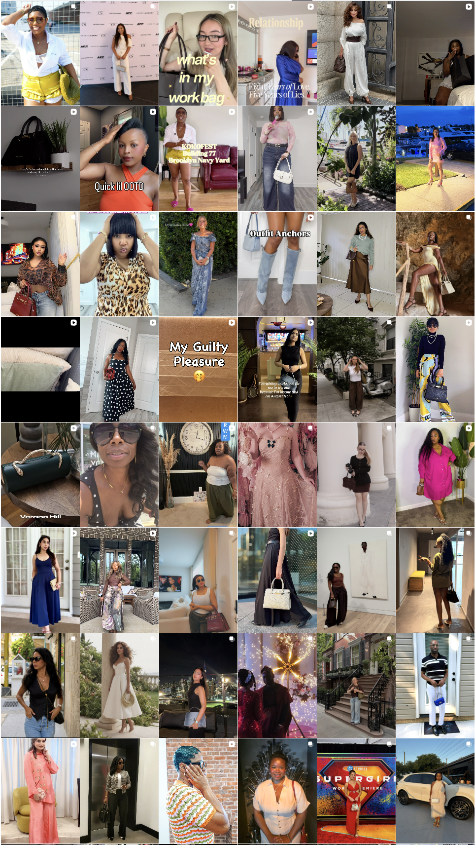 Customer photos posted to Instagram. The brand's reviews page runs 1,200+ photos deep.